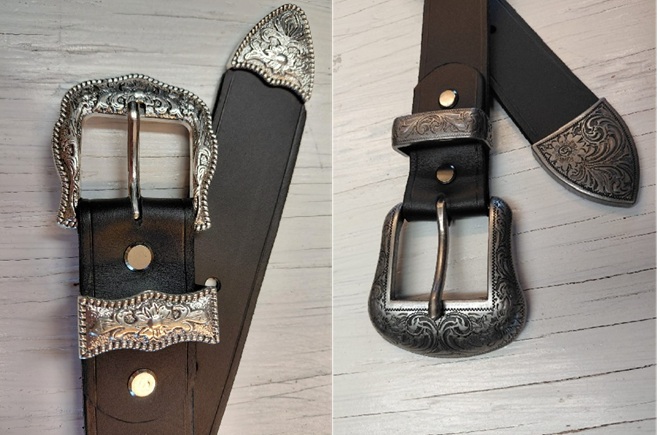 CINTURA WESTERN CUOIO REGOLABILE Cintura Donna 